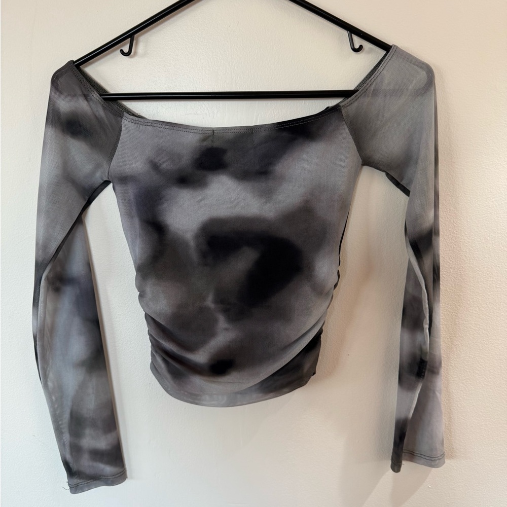 Micromesh cropped top